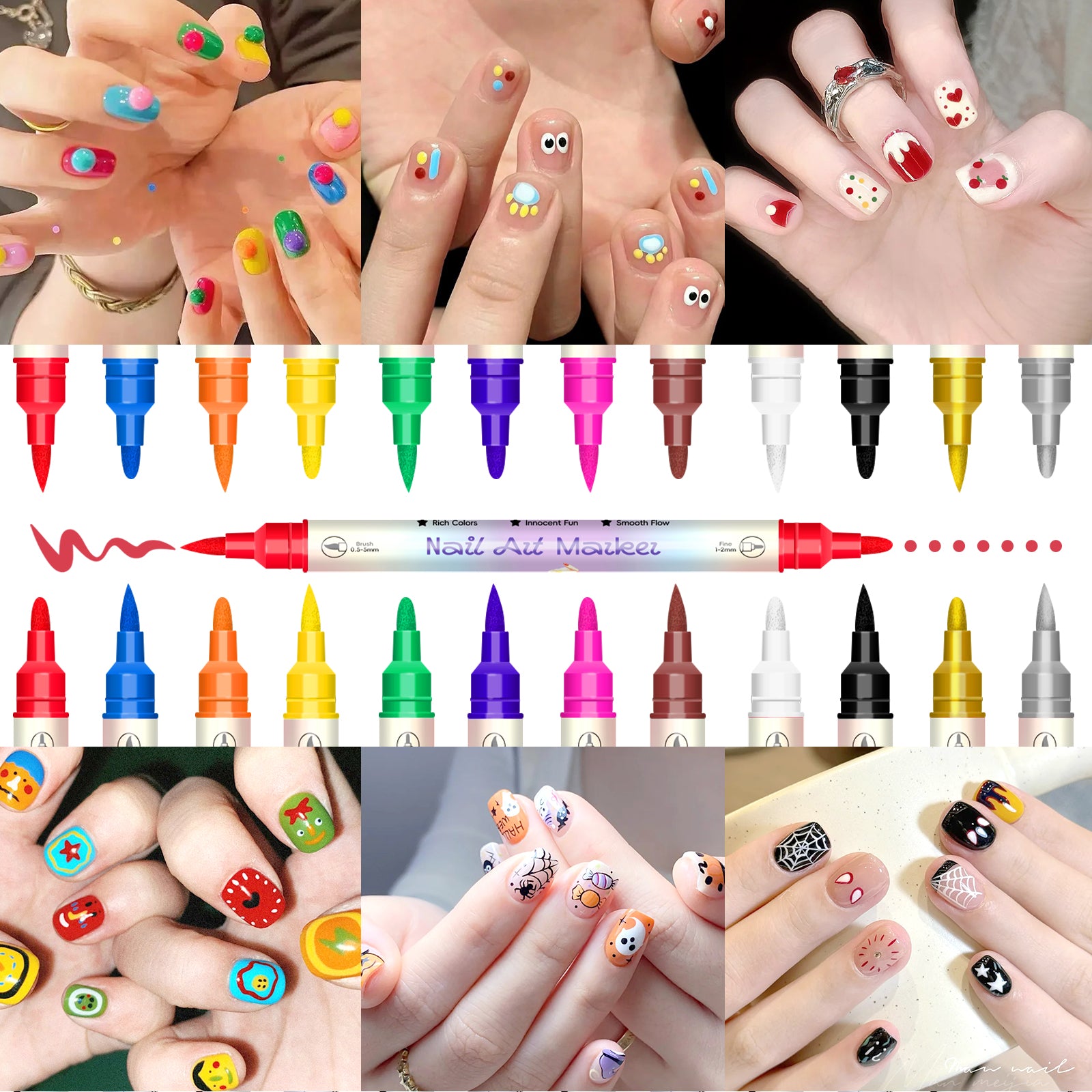 SkinCraft™ - Safe Temporary Nail Art Pens