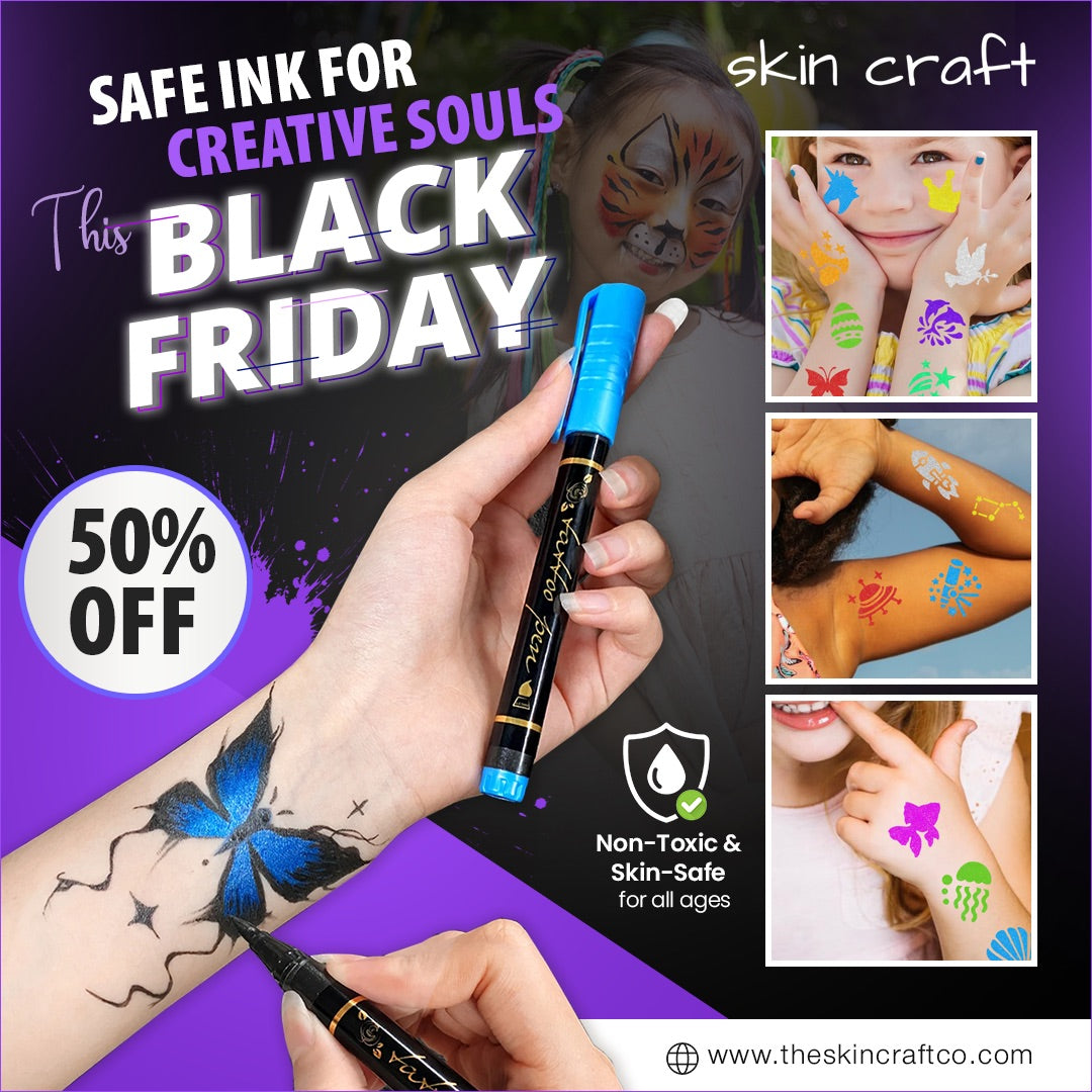 SkinCraft™ - Safe Temporary Tattoo Pens