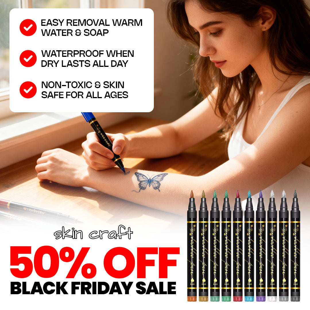 SkinCraft™ - Safe Temporary Tattoo Pens