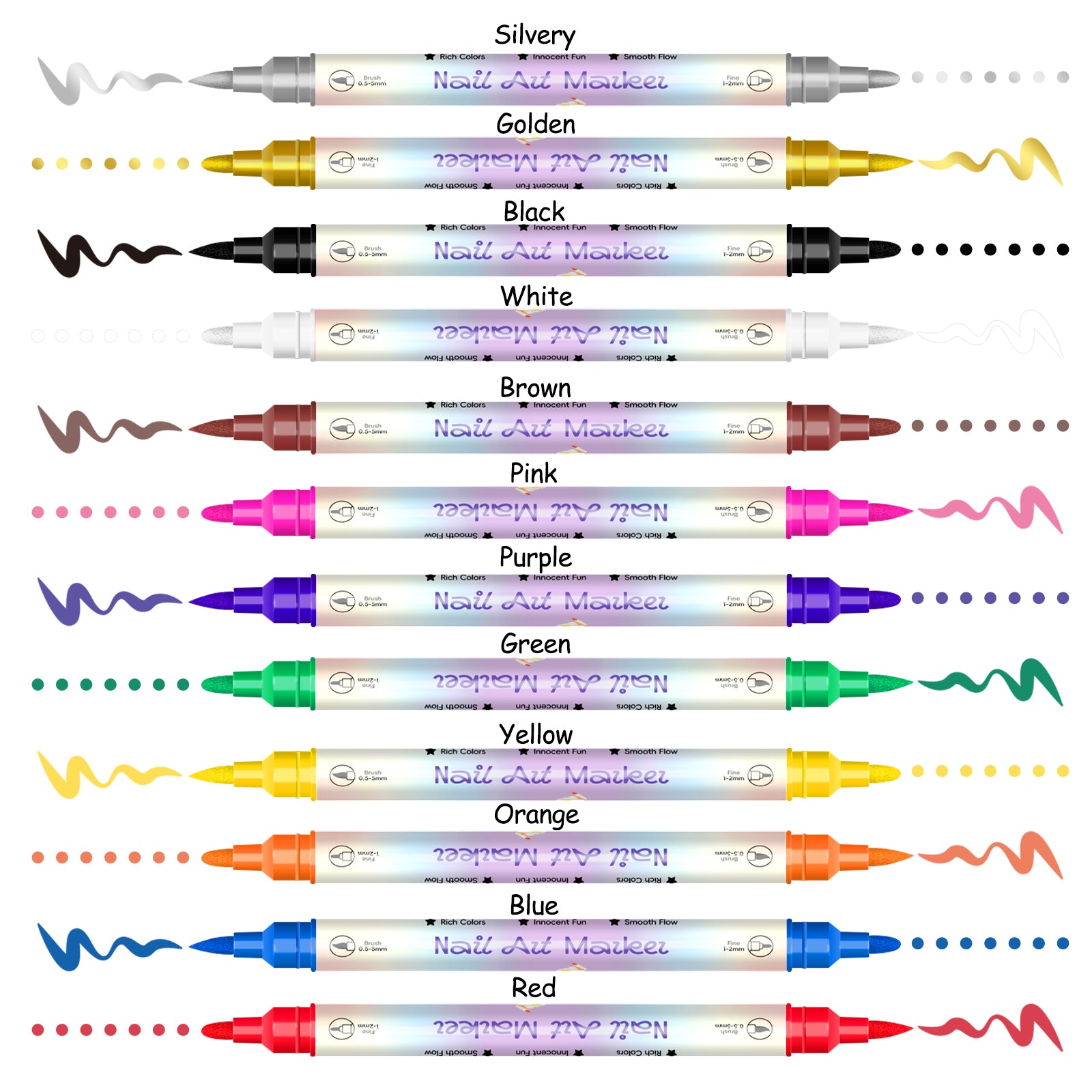 SkinCraft™ - Safe Temporary Nail Art Pens