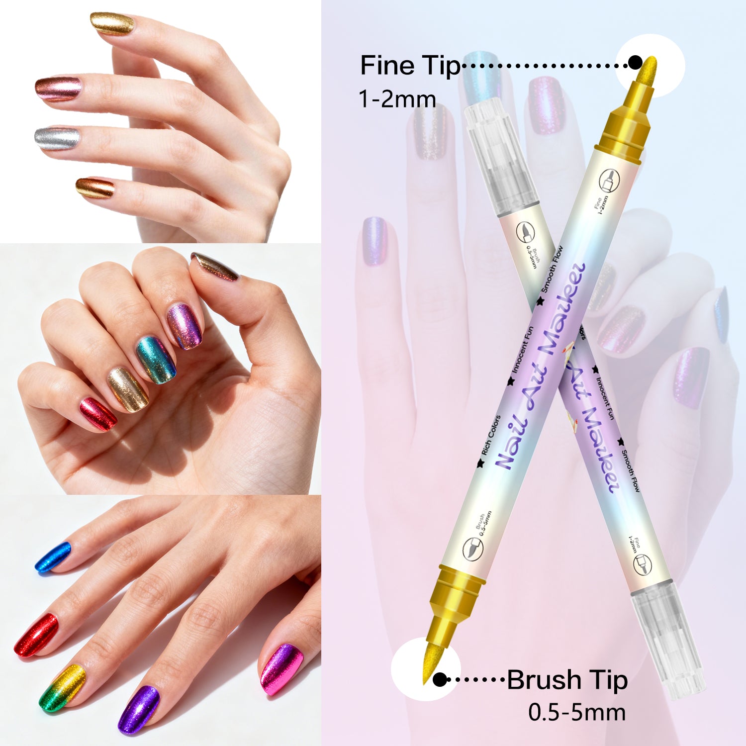 SkinCraft™ - Safe Temporary Nail Art Pens